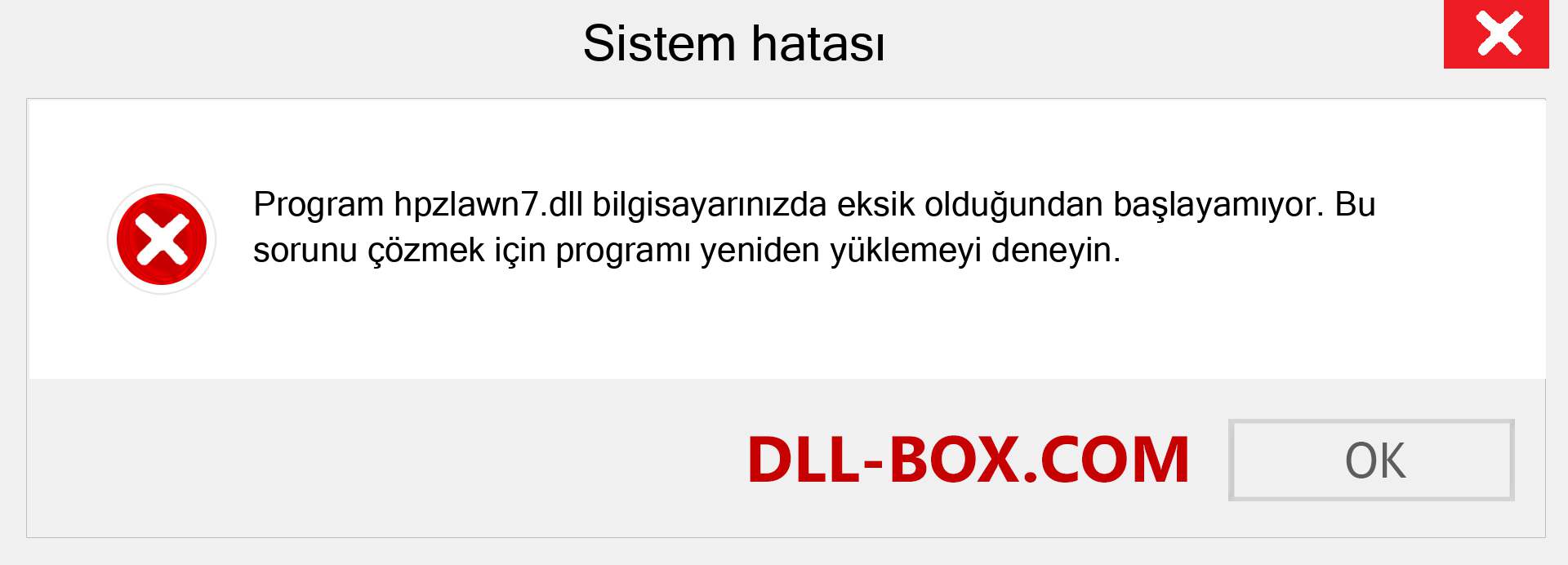 hpzlawn7.dll dosyası eksik mi? Windows 7, 8, 10 için İndirin - Windows'ta hpzlawn7 dll Eksik Hatasını Düzeltin, fotoğraflar, resimler